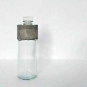 Γυάλινο μπουκάλι με τσιμέντο 20.0 X 6.0 //botoru - γυαλί, τσιμέντο, σκυρόδεμα, διακοσμητικά μπουκάλια - 4