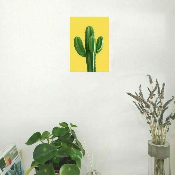 Ψηφιακή δημιουργία //dezain yellow cactus - αφίσες, κάκτος, καλλιτεχνική φωτογραφία - 3