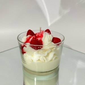 ‘’White chocolate” χειροποιητο αρωματικό κερί σόγιας 300γρ