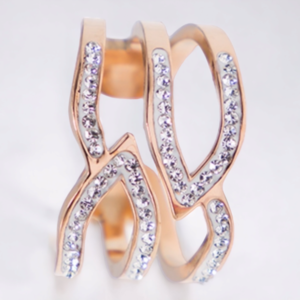 Ατσάλινο Γυναικείο Δαχτυλίδι NAXOS σε χρώμα χρυσό ,μέγεθος Αυξομειουμενο. - ατσάλι, για γάμο, αυξομειούμενα, φθηνά - 2