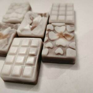 Wax melts - αρωματικές μπάρες σοκολάτας small. Η συσκευασία περιλαμβάνει 6 τεμάχια. 50 γραμμάρια-Αντίγραφο - αρωματικά κεριά, waxmelts, soy wax, soy candles