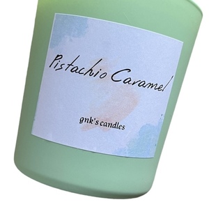 Αρωματικό φυτικό κερί σόγιας pistachio caramel 170 gr