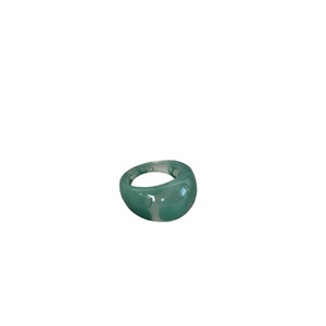 Ακρυλικό ασύμμετρο δαχτυλίδι - πλαστικό, σταθερά, μεγάλα
