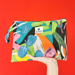 Τσάντα με Αδιάβροχη επένδυση Painter - ύφασμα, clutch, χειρός, μικρές