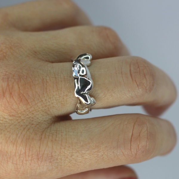 Handmade Silver Ring 925, "Paros" ring - ασήμι, αυξομειούμενα, φθηνά - 5
