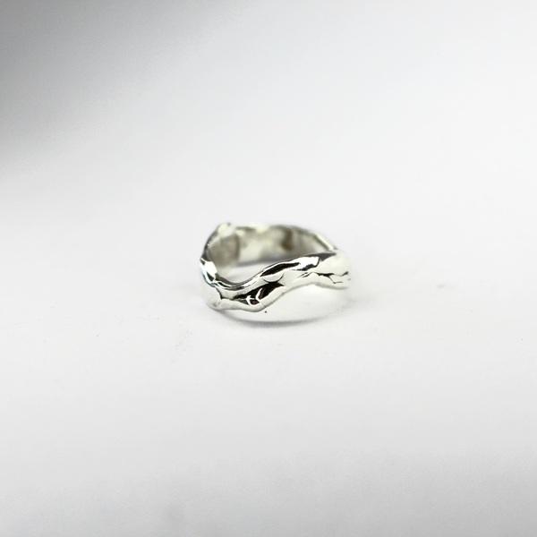 Handmade Silver Ring 925, "Antiparos" ring - ασήμι, αυξομειούμενα, φθηνά - 4