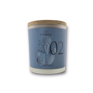 02 COTTON Χειροποίητο Αρωματικό Κερί Σόγιας 250g - χειροποίητα, αρωματικά κεριά, 100% φυτικό