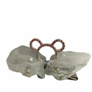 Γκρι - Minnie Κοκ\καλάκι - ύφασμα, hair clips