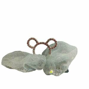 Γαλάζιο - Minnie Κοκ\καλάκι - ύφασμα, hair clips