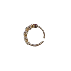 Ατσάλινο Δαχτυλίδι Με Κρύσταλλα - επιχρυσωμένα, ατσάλι, αυξομειούμενα, φθηνά - 2