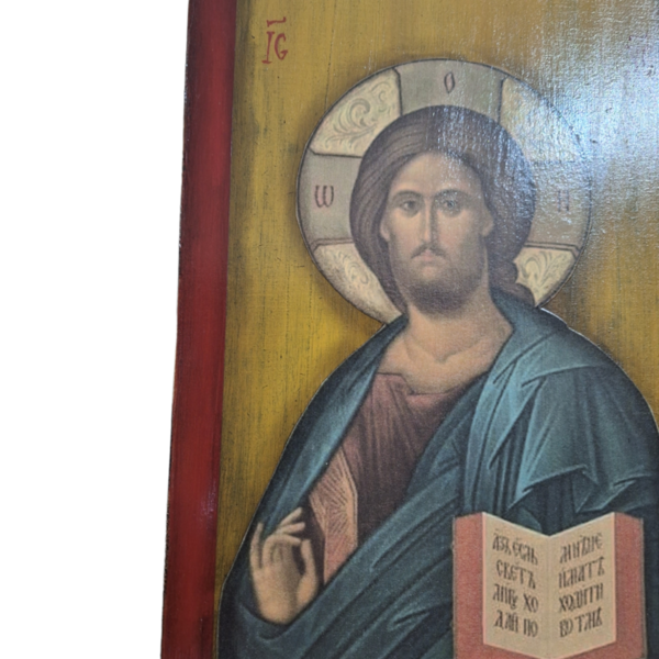 Χειροποίητη εικόνα Χριστου - πίνακες & κάδρα, ντεκουπάζ, εικόνες αγίων - 2