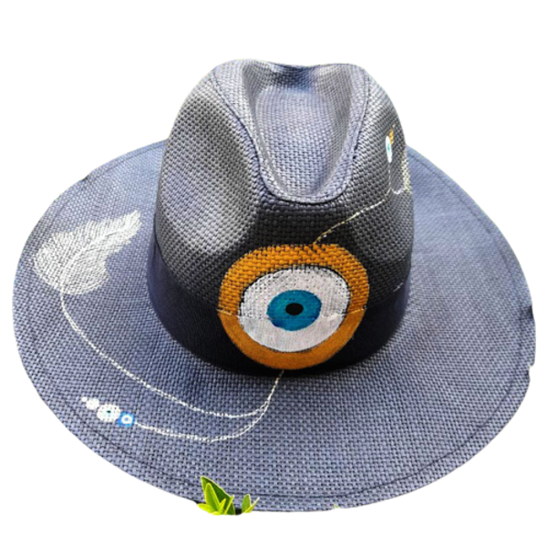 Καπέλο τύπου Panama "Eye"! - ψάθινα