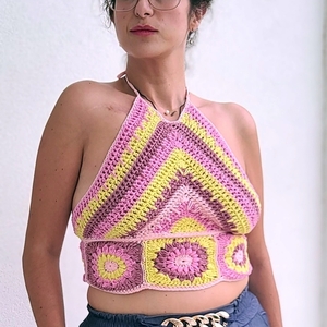 Gaia Crop Top - βαμβάκι, crop top - 4