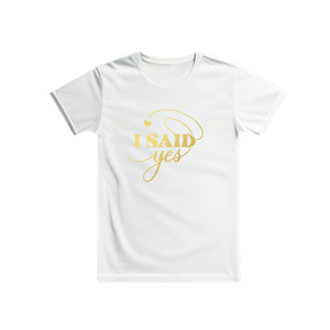 Γυναικείο T-Shirt λευκό για πάρτι νύφης - I said yes - t-shirt