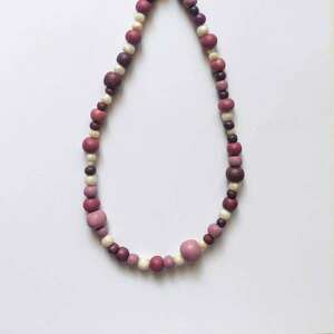 Alora necklace - πηλός, κοντά, boho, πέρλες - 3