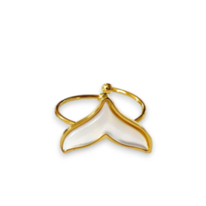 Ατσάλινο Ρυθμιζόμενο δαχτυλίδι, ουρά ψαριού φίλντισι σε χρυσό χρώμα - φίλντισι, ατσάλι, αυξομειούμενα