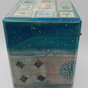 καλοκαιρινό κουτί με ιππόκαμπο - κουτιά αποθήκευσης - 2