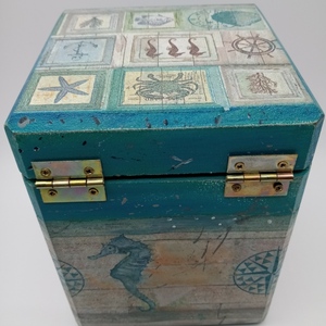 καλοκαιρινό κουτί με ιππόκαμπο - κουτιά αποθήκευσης - 3
