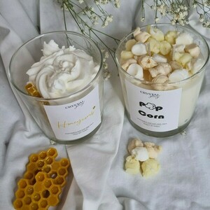 Pop corn - Αρωματίκο κερί σόγιας - κερί, αρωματικά κεριά, κερί σόγιας - 2