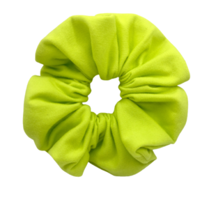 Υφασμάτινο λαστιχάκι scrunchie sweet lime - ύφασμα, κορίτσι, για τα μαλλιά, λαστιχάκια μαλλιών