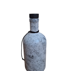 Χειροποίητο διακοσμητικό μπουκάλι Χοντρος-Λιγνος - γυαλί, ντεκουπάζ, διακοσμητικά μπουκάλια - 4