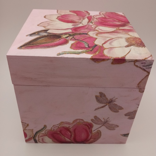 Λουλουδένιο κουτί - κορίτσι, κουτιά αποθήκευσης - 5