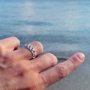 Ocean | δαχτυλίδι ocean, ασήμι 925 - ασήμι 925 - 2