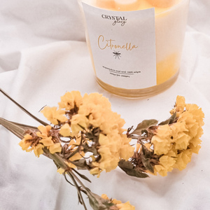Citronella - Αρωματiκό κερί σόγιας - αρωματικά κεριά, κερί σόγιας - 2