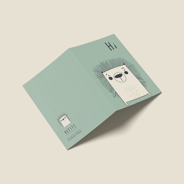 HI, HEDGEHOG | NURSERY GREETING CARD | 105 × 148,5mm - γενέθλια
