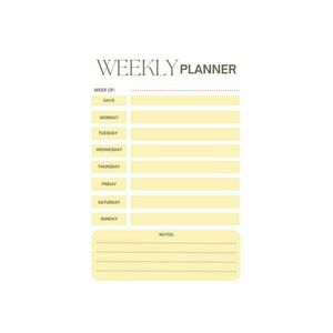 Ψηφιακό εβδομαδιαίο πρόγραμμα / Weekly planner list / Εκτυπώσιμο Α4 /PDF - φύλλα εργασίας