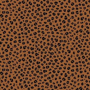 Scrunchie XL Καφέ Leopard - ύφασμα, για τα μαλλιά, δώρα για γυναίκες, λαστιχάκια μαλλιών - 3