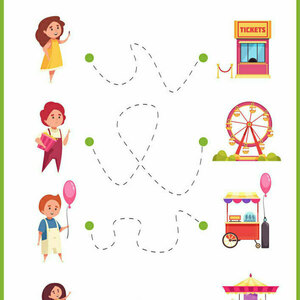 Παιχνίδια! Εκτυπώσιμο τετράδιο εργασιών για παιδιά νηπιαγωγείου - για παιδιά, φύλλα εργασίας - 2