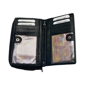 Unisex Δερμάτινο Πορτοφόλι Μαύρο 013-224-190-black - δέρμα, πορτοφόλια - 5