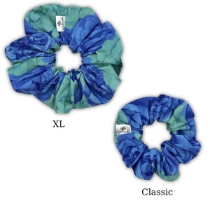 Aegean XL scrunchie - ύφασμα, για τα μαλλιά, λαστιχάκια μαλλιών - 2