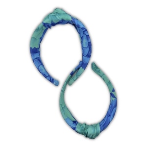 Aegean knot hairband - ύφασμα, φλοράλ, στέκες - 2