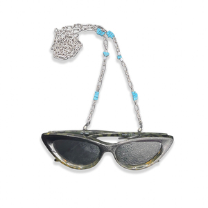 Turquoise αλυσίδα γυαλιών - αλυσίδες, γυαλιά ηλίου, κορδόνια γυαλιών - 4