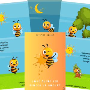 E-book Rebeca la abeja - Ιστοριούλα για παιδάκια 1-5 ετών - Μορφή PDF/ μέγεθος Α4 - 2
