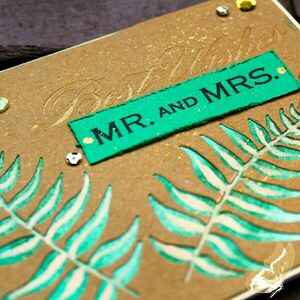 Ευχετήρια γαμήλια κάρτα "Best wishes Mr. and Mrs." - δώρα γάμου, γάμος, είδη γάμου, ευχετήριες κάρτες - 4