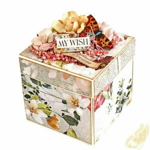 Explosion mini album box "My wish ...Dream" - άλμπουμ, για φωτογραφίες, δώρα για γυναίκες