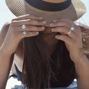 Dome Ring II┃Ασήμι 925 Χειροποίητο δαχτυλίδι - ασήμι 925, γεωμετρικά σχέδια, σταθερά, μεγάλα - 2
