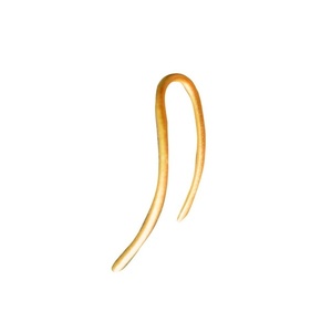 Μικρό wire ear climber από ασήμι 925 - επιχρυσωμένα, ασήμι 925, μικρά