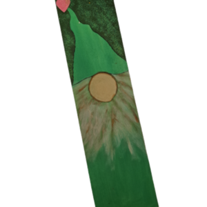 Φύλλο Balsa ζωγραφισμένο στο χέρι με ακρυλικά χρώματα. - ξύλο, διακοσμητικά - 2