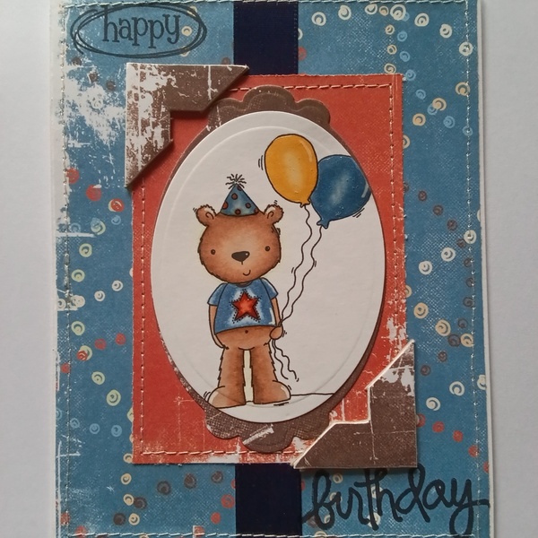 Χειροποίητη Κάρτα Γενεθλίων για αγόρι - αγόρι, γενέθλια, ζωάκια