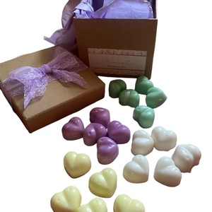 20 wax melts καρδιες με νοτες αρωματων φρεσκοψημενο κρουασαν - τσιχλοφουσκα - pumpkin spice - σοκολατας - ρεσώ & κηροπήγια, κεριά, πρακτικό δωρο, δωρο για επέτειο