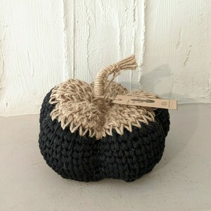 Πλεκτή Κολοκύθα Jute – Crochet Jute Pumpkin - ύφασμα, νήμα, διακοσμητικά - 3