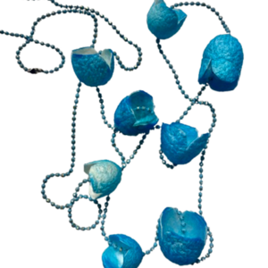 Song Dynasty turquoise - μακριά, λουλούδι, ατσάλι, boho