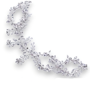 '' Peace love '' Headpiece χειροποίητο νυφικό με πέρλες και στρας - μέταλλο, headbands
