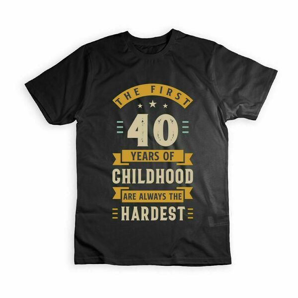 Μαύρο t-shirt με εκτύπωση γεννεθλίων - personalised, δώρο γεννεθλίων