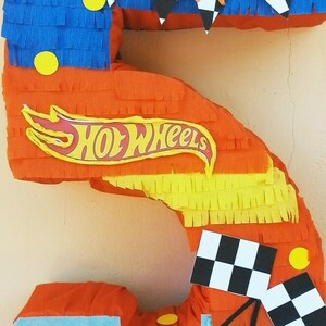 No 5 Hot Wheels 50Χ40 εκ. - αγόρι, πινιάτες, σούπερ ήρωες - 3