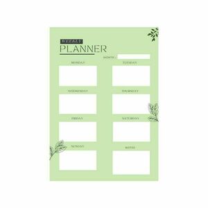 Ψηφιακό εβδομαδιαίο πρόγραμμα / Weekly planner list , Εκτυπώσιμο Α4 /PDF - φύλλα εργασίας